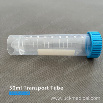 PC Plastic Transport Tube 50ml Lab Use